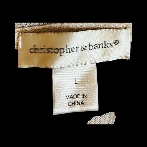 Christopher & Banks: Womens Size Large: Long-Sleeved Hoodie - Picture 3 of 3